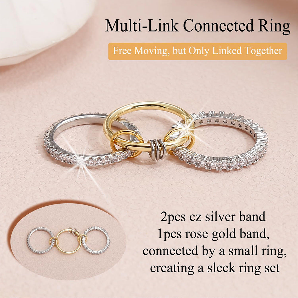 Copper Diamond Ring Ring Fashion